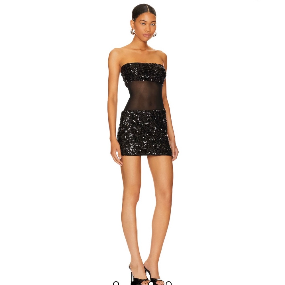 Superdown Lalita Mini Dress in Black XXS - new with tags